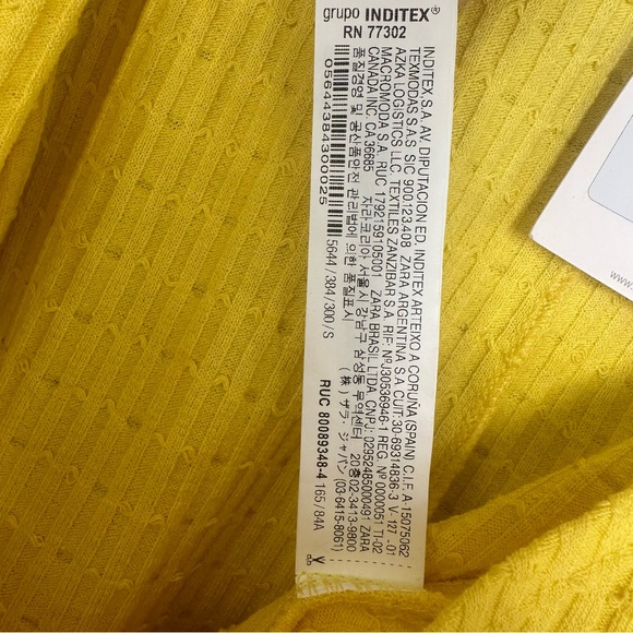 Zara Yellow Romper Skort Wrap Up, size small - Picture 13 of 16